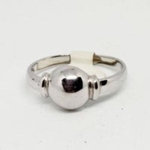 Real .925 Sterling Silver Ball Ring